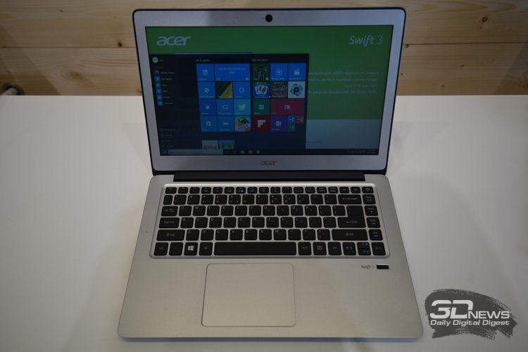 IFA 2016: Толщина ноутбуков Acer Swift 7 составляет менее 10 мм