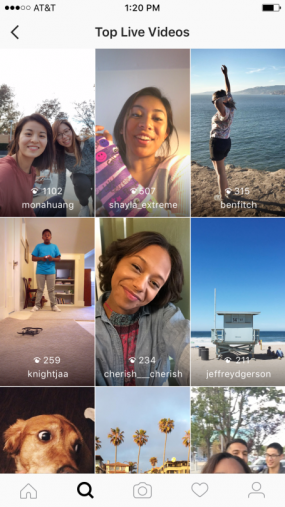 Instagram запускает живые видеотрансляции в "Историях"