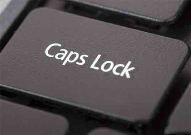 1с как проверить caps lock